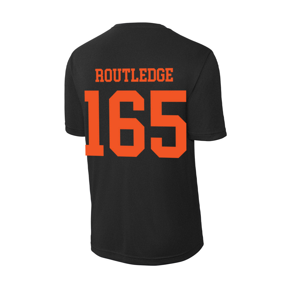 Oklahoma State - NCAA Wrestling : Kody Routledge - Activewear T-Shirt-1