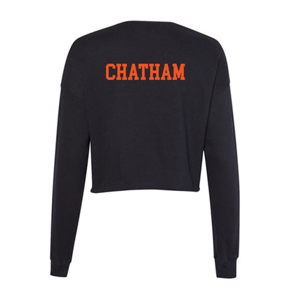 Oklahoma State - NCAA Equestrian : Kathryn Chatham - Women's Cropped Crew Fleece-1