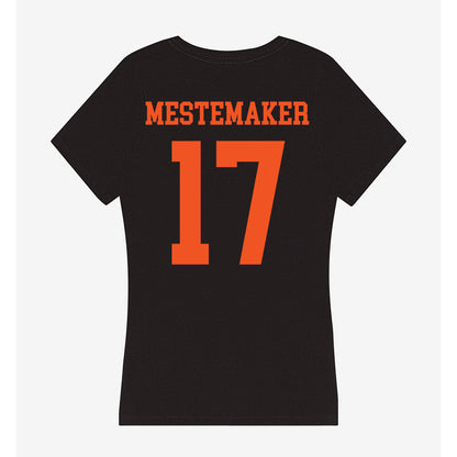 Oklahoma State - NCAA Football : Drew Mestemaker - Women's V-Neck T-Shirt-1