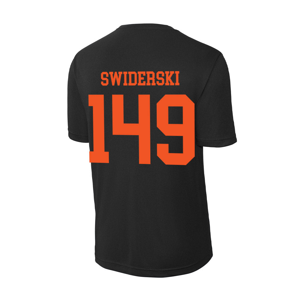 Oklahoma State - NCAA Wrestling : Casey Swiderski - Activewear T-Shirt-1