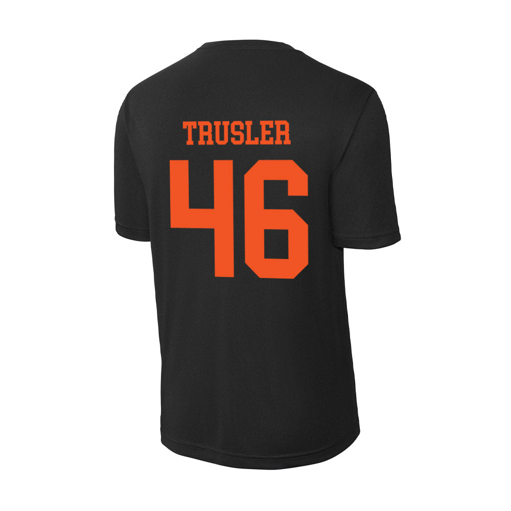 Oklahoma State - NCAA Football : Hunter Trusler - Activewear T-Shirt-1
