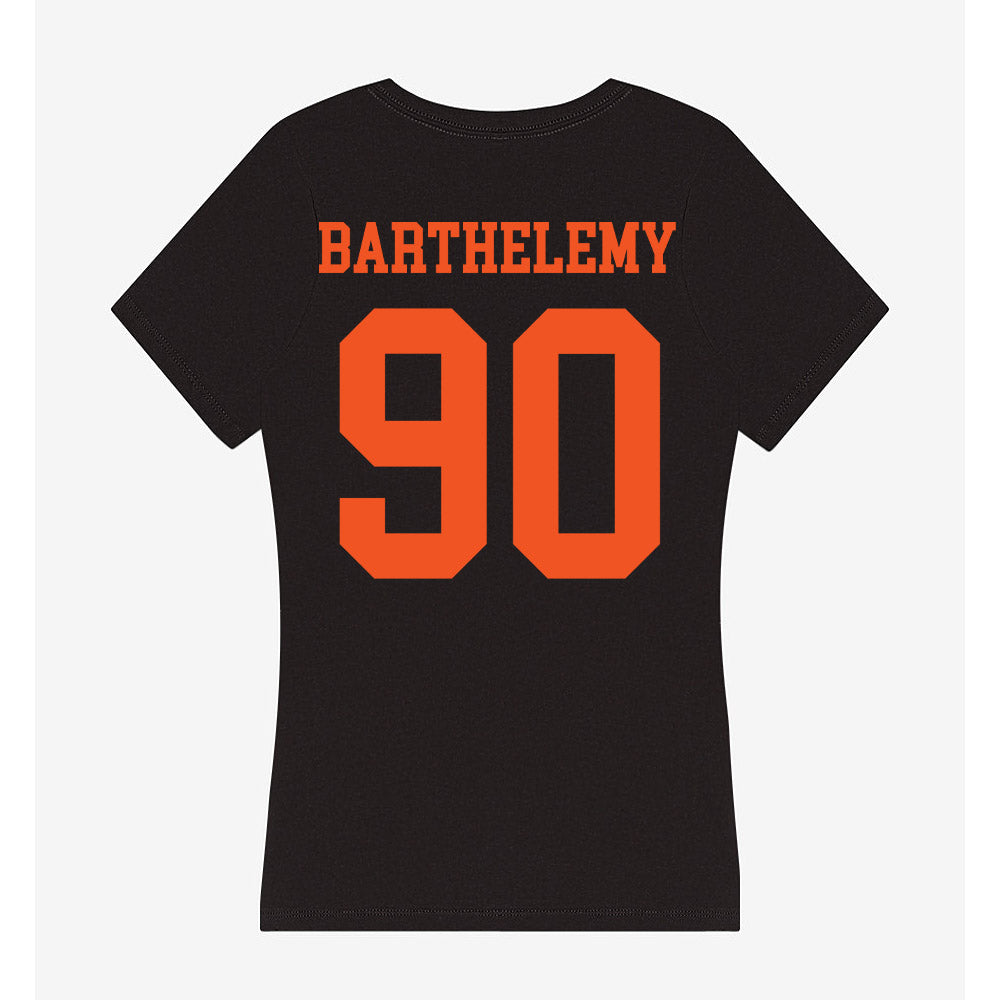 Oklahoma State - NCAA Football : Savion Barthelemy - Women's V-Neck T-Shirt-1
