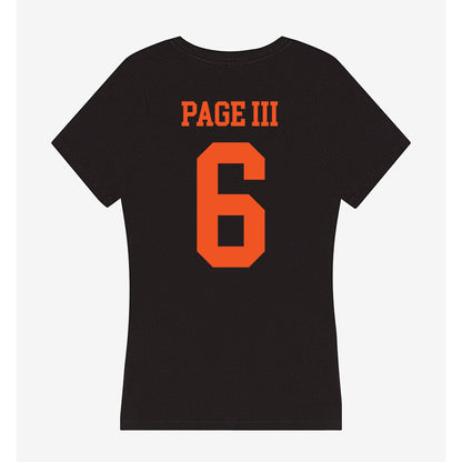 Oklahoma State - NCAA Football : Tre Page III - Women's V-Neck T-Shirt-1