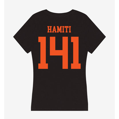 Oklahoma State - NCAA Wrestling : Jake Hamiti - Women's V-Neck T-Shirt-1