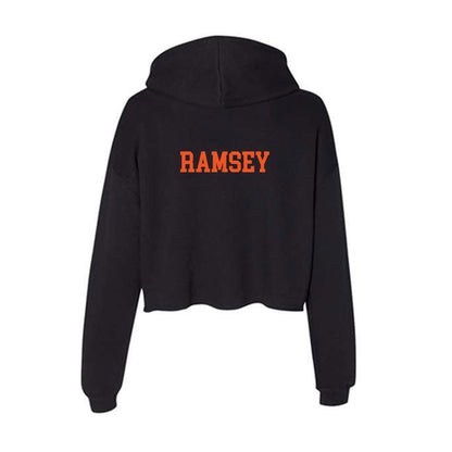 Oklahoma State - NCAA Equestrian : Katie Ramsey - Women's Crop Fleece Hoodie-1