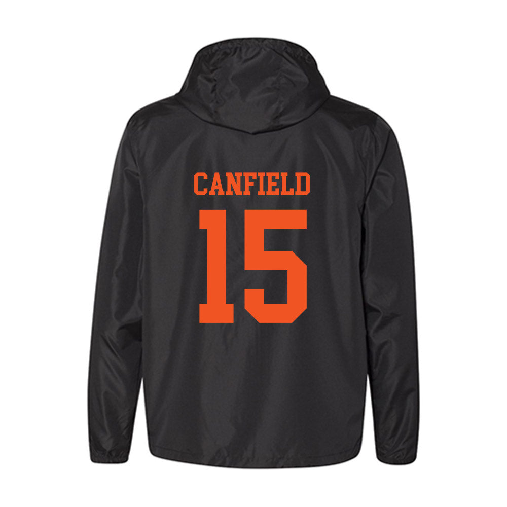 Oklahoma State - NCAA Women's Basketball : Zoe Canfield - Classic Shersey Windbreaker-1