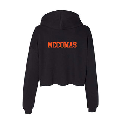 Oklahoma State - NCAA Wrestling : JJ Mccomas - Women's Crop Fleece Hoodie-1