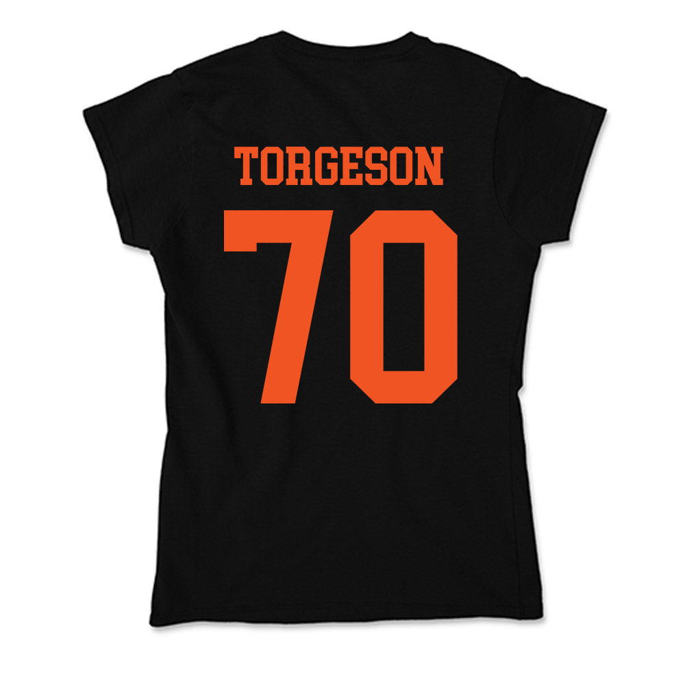 Oklahoma State - NCAA Football : Shaun Torgeson - Soft Style Women’s T-Shirt-1