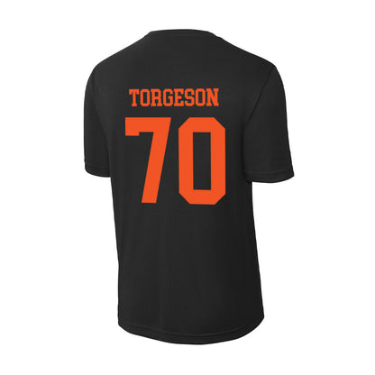 Oklahoma State - NCAA Football : Shaun Torgeson - Activewear T-Shirt-1