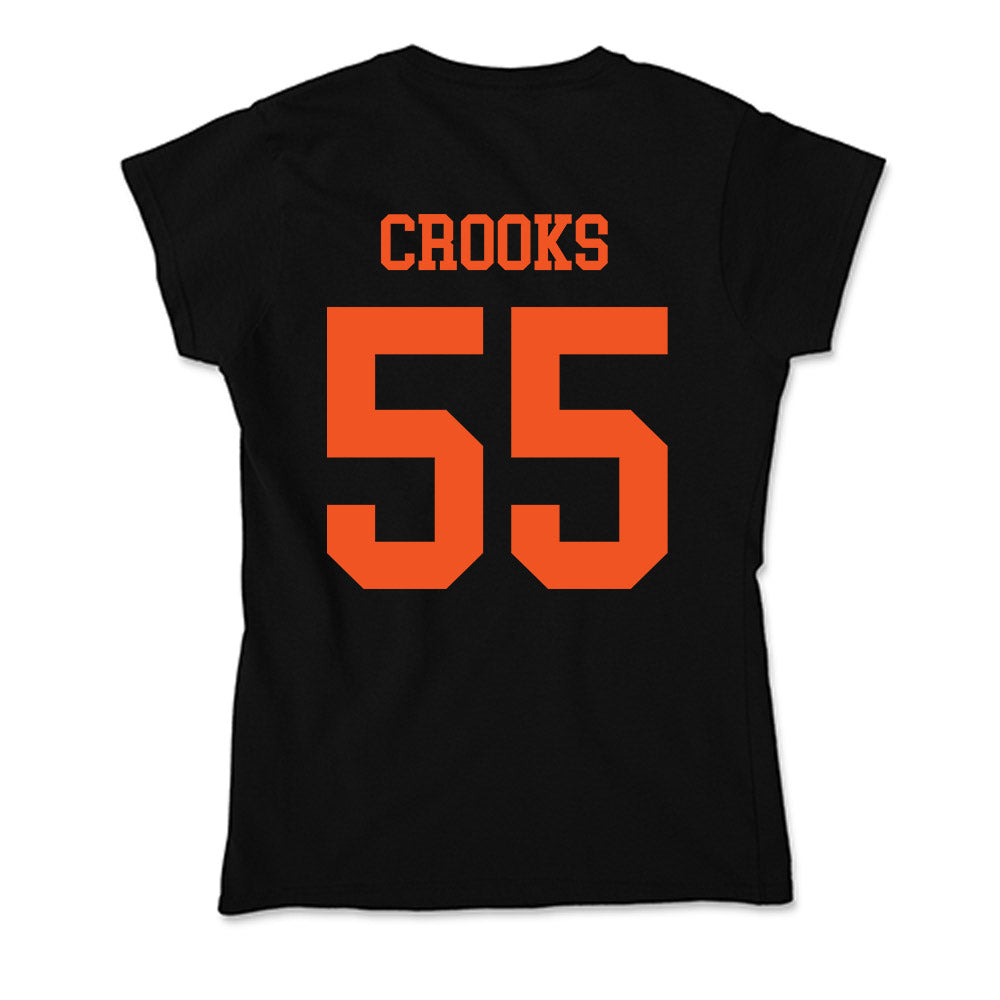 Oklahoma State - NCAA Women's Basketball : Audi Crooks - Soft Style Women’s T-Shirt-1