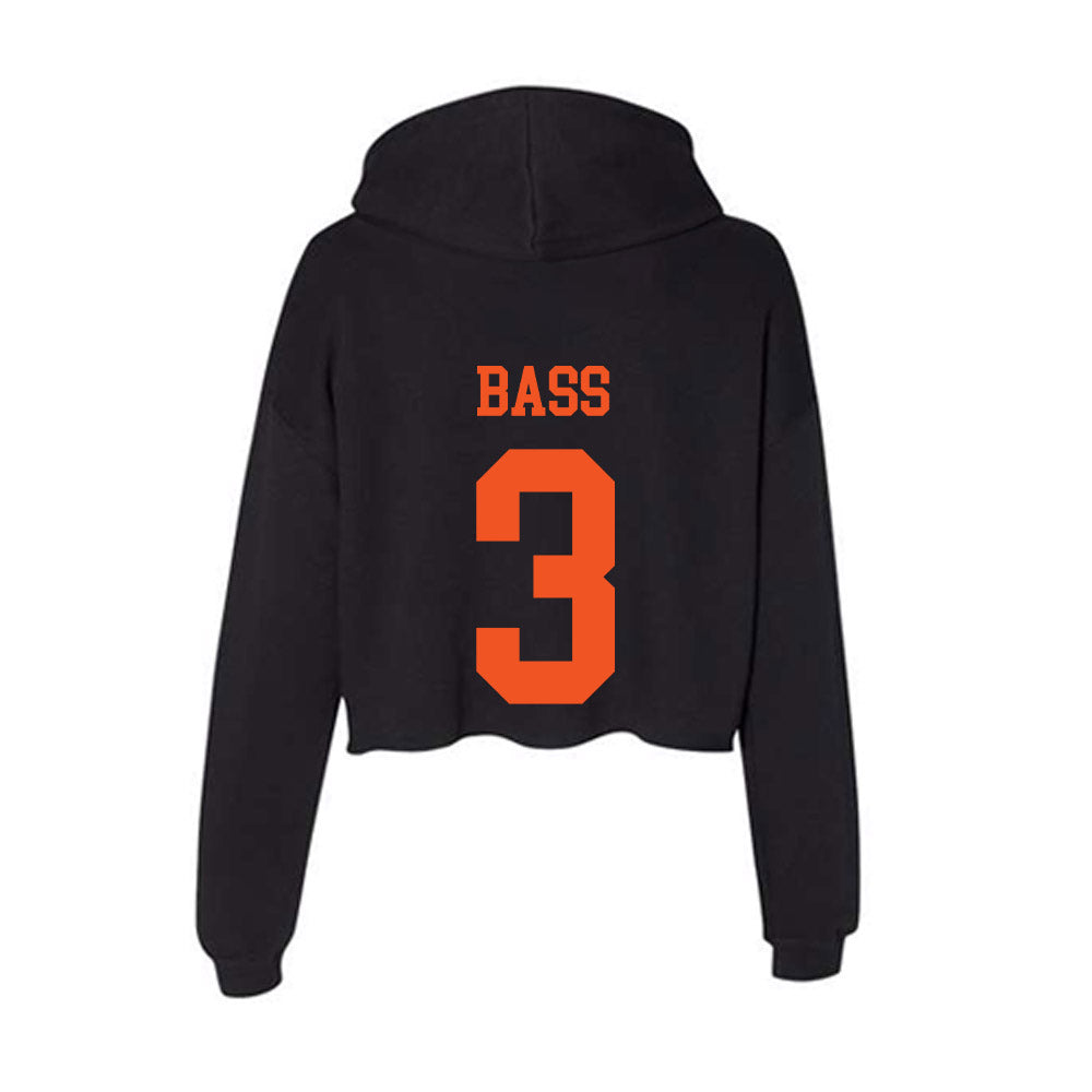 Oklahoma State - NCAA Women's Soccer : Avery Bass - Women's Crop Fleece Hoodie-1