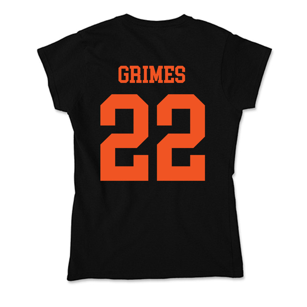 Oklahoma State - NCAA Women's Soccer : Tyller Grimes - Soft Style Women’s T-Shirt-1