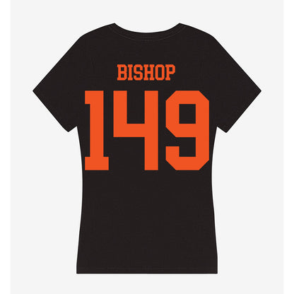 Oklahoma State - NCAA Wrestling : Max Bishop - Women's V-Neck T-Shirt-1