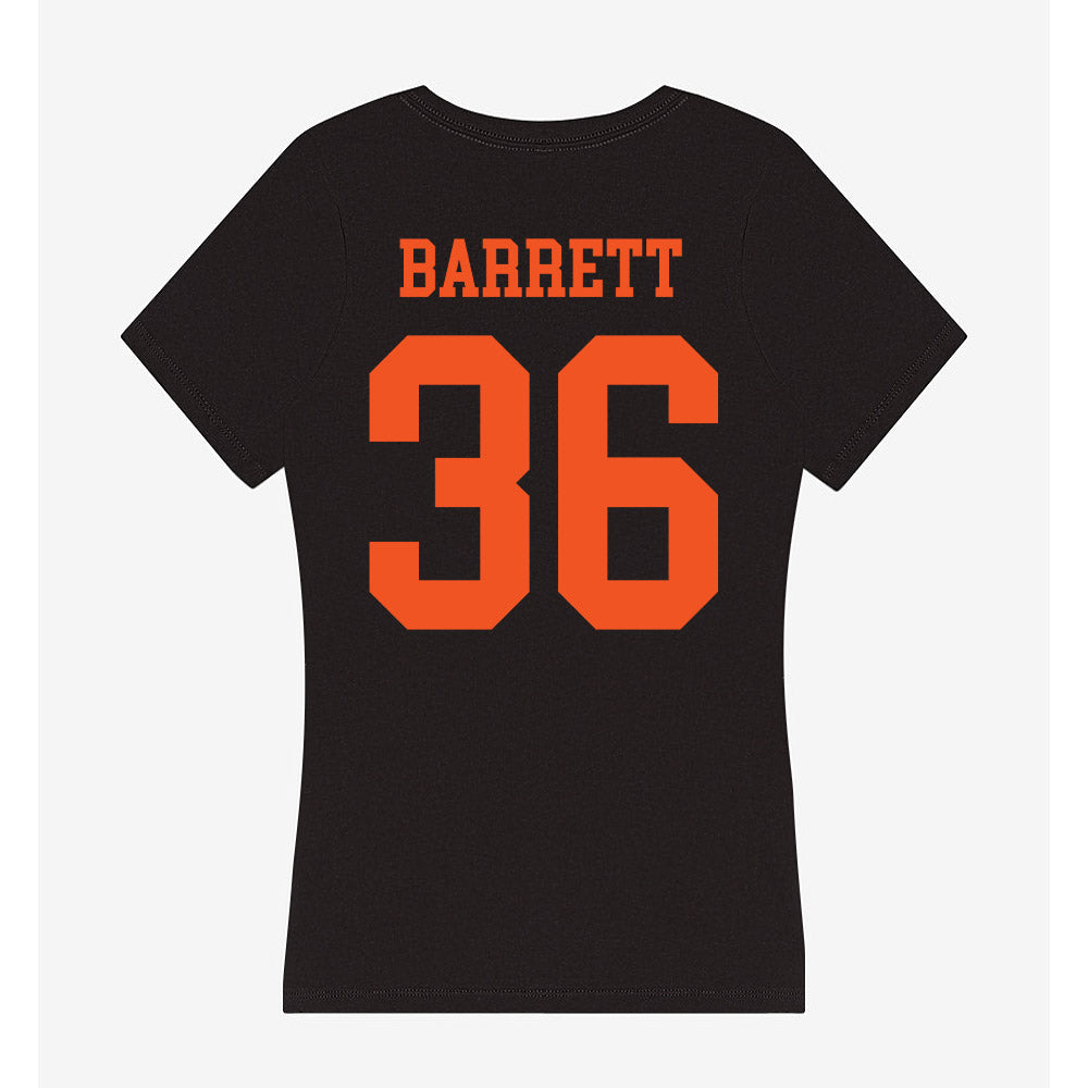Oklahoma State - NCAA Baseball : Hudson Barrett - Women's V-Neck T-Shirt-1