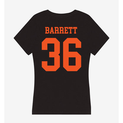 Oklahoma State - NCAA Baseball : Hudson Barrett - Women's V-Neck T-Shirt-1