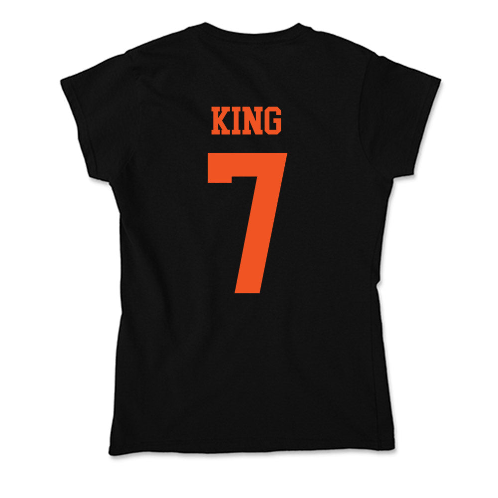 Oklahoma State - NCAA Women's Soccer : Sherline King - Soft Style Women’s T-Shirt-1