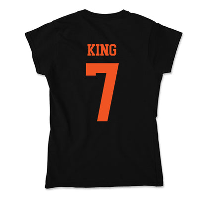 Oklahoma State - NCAA Women's Soccer : Sherline King - Soft Style Women’s T-Shirt-1