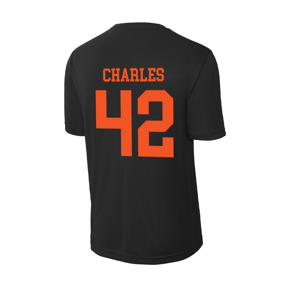 Oklahoma State - NCAA Football : Malik Charles - Activewear T-Shirt-1