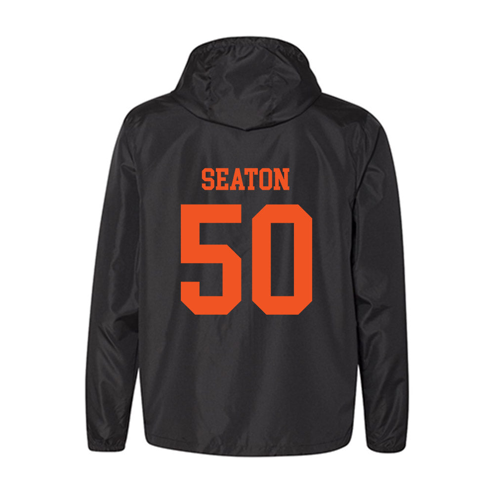Oklahoma State - NCAA Football : Kole Seaton - Classic Shersey Windbreaker-1