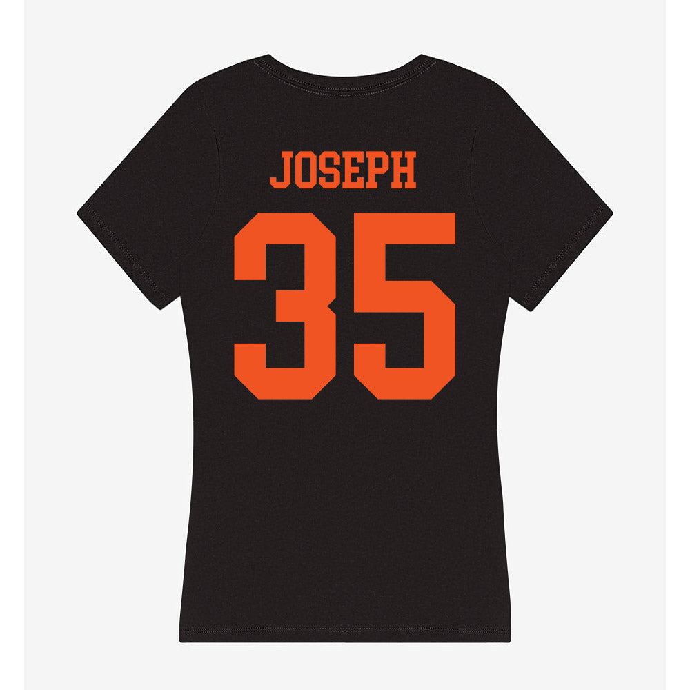 Oklahoma State - NCAA Women's Basketball : Wilnie Joseph - Women's V-Neck T-Shirt-1