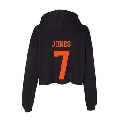 Oklahoma State - NCAA Women's Soccer : Katie Jones - Women's Crop Fleece Hoodie-1