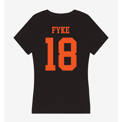 Oklahoma State - NCAA Baseball : Kai Fyke - Women's V-Neck T-Shirt-1