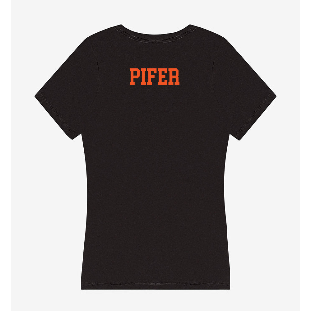 Oklahoma State - NCAA Equestrian : Sydney Pifer - Women's V-Neck T-Shirt-1