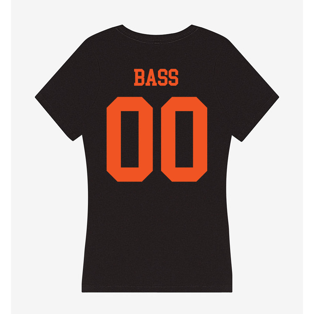 Oklahoma State - NCAA Women's Soccer : Avery Bass - Women's V-Neck T-Shirt-1