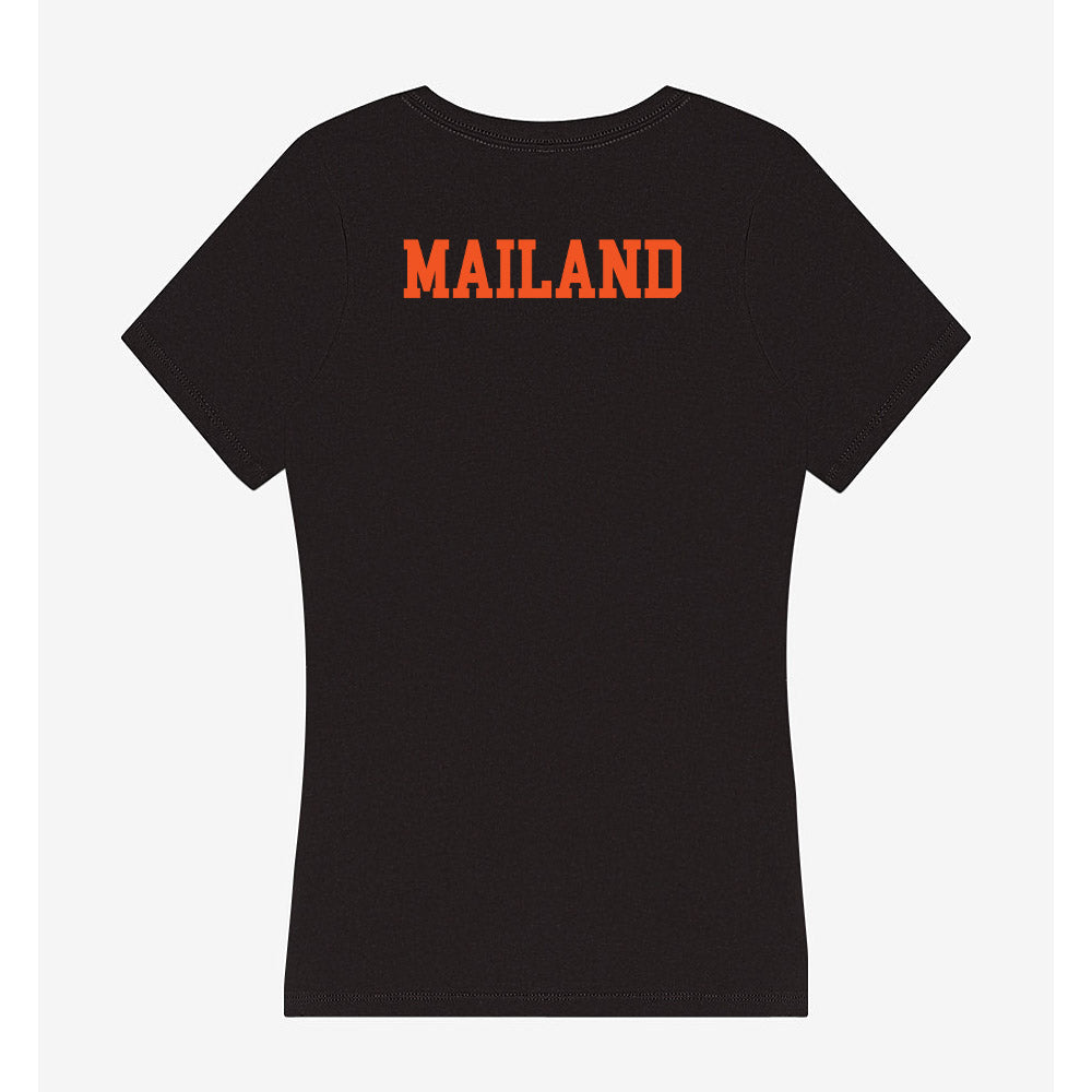 Oklahoma State - NCAA Football : Cooper Mailand - Women's V-Neck T-Shirt-1