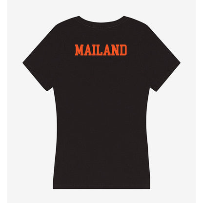Oklahoma State - NCAA Football : Cooper Mailand - Women's V-Neck T-Shirt-1