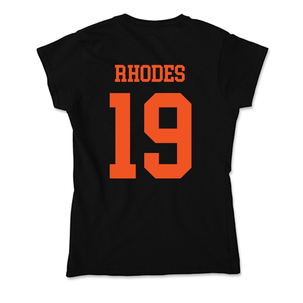 Oklahoma State - NCAA Baseball : Stormy Rhodes - Soft Style Women’s T-Shirt-1