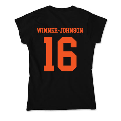Oklahoma State - NCAA Football : Dallas Winner-Johnson - Soft Style Women’s T-Shirt-1