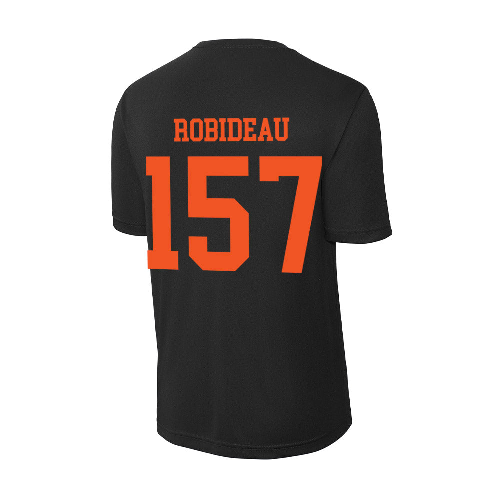 Oklahoma State - NCAA Wrestling : Landon Robideau - Activewear T-Shirt-1