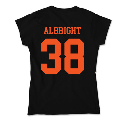 Oklahoma State - NCAA Baseball : Gaige Albright - Soft Style Women’s T-Shirt-1