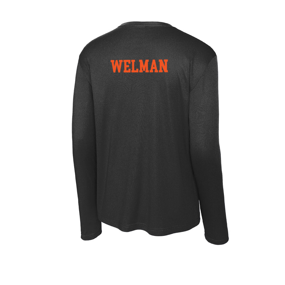 Oklahoma State - NCAA Equestrian : Ava Welman - Activewear Long Sleeve T-Shirt-1