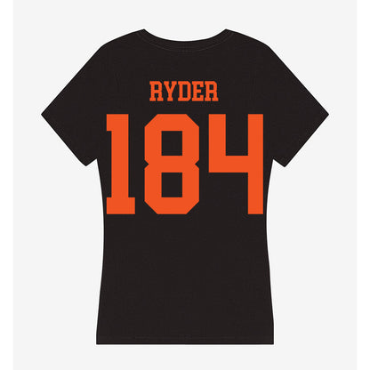 Oklahoma State - NCAA Wrestling : Zack Ryder - Women's V-Neck T-Shirt-1