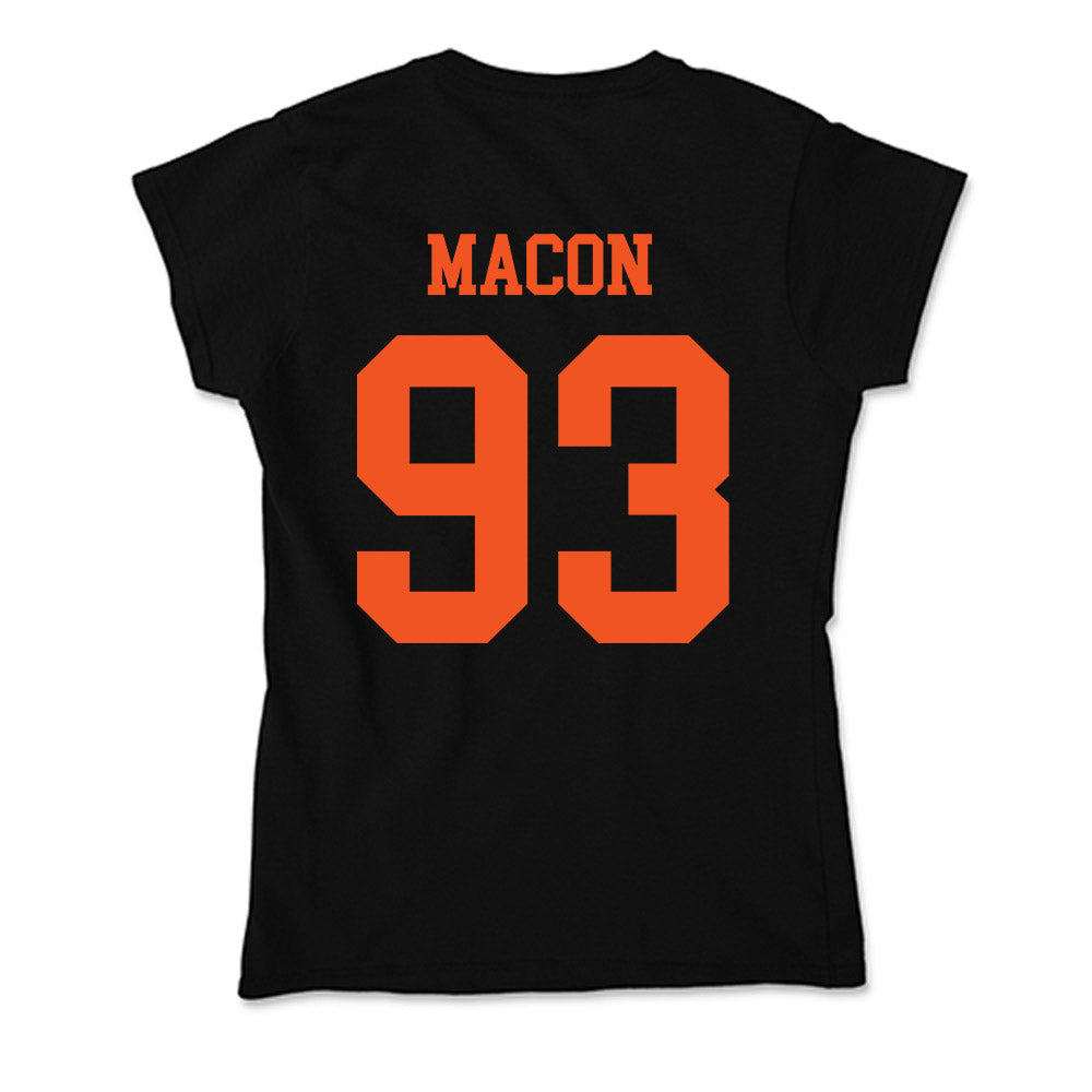 Oklahoma State - NCAA Football : Dominic Macon - Soft Style Women’s T-Shirt-1