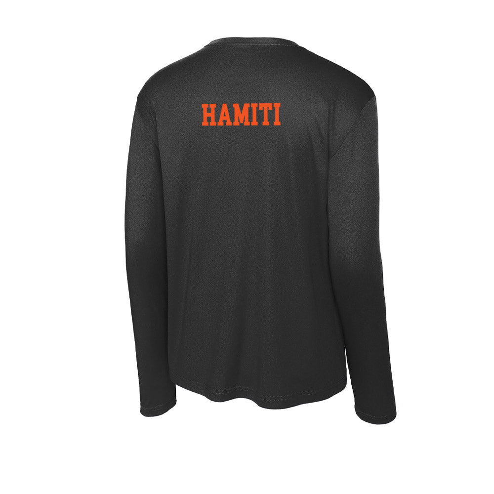 Oklahoma State - NCAA Wrestling : Dean Hamiti - Classic Shersey Activewear Long Sleeve T-Shirt-1