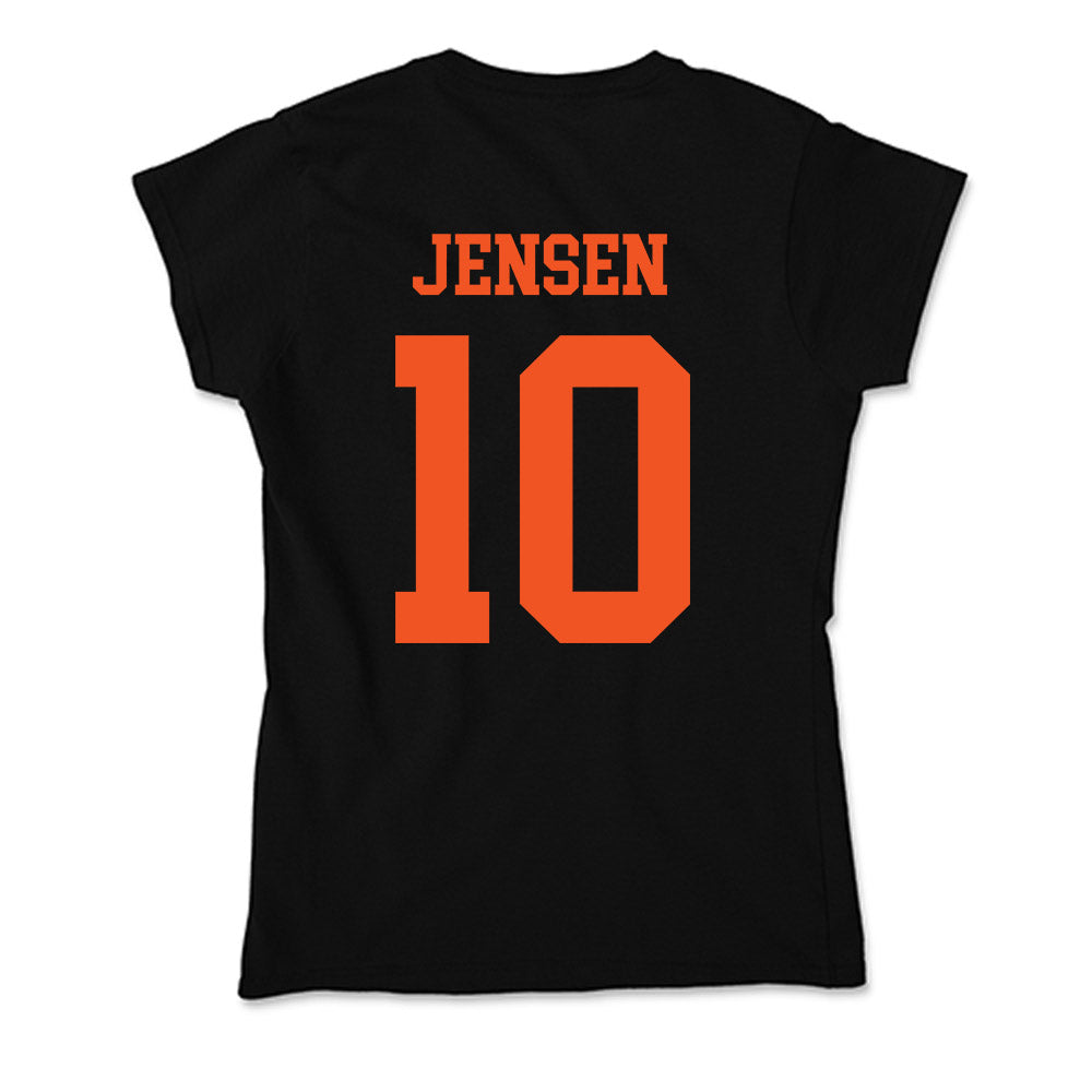 Oklahoma State - NCAA Women's Soccer : Emma Jensen - Soft Style Women’s T-Shirt-1