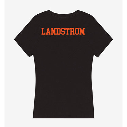 Oklahoma State - NCAA Equestrian : Taylor Landstrom - Women's V-Neck T-Shirt-1