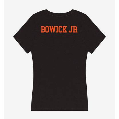 Oklahoma State - NCAA Football : Justin Bowick Jr - Women's V-Neck T-Shirt-1