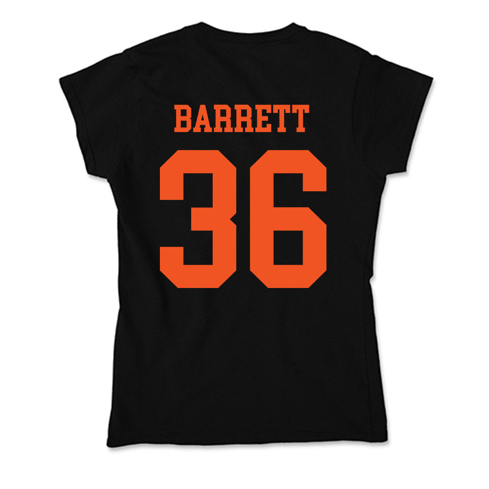 Oklahoma State - NCAA Baseball : Hudson Barrett - Soft Style Women’s T-Shirt-1