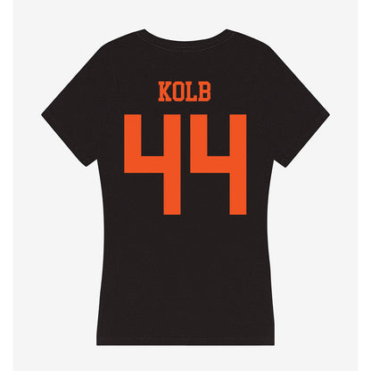 Oklahoma State - NCAA Football : Carson Kolb - Women's V-Neck T-Shirt-1