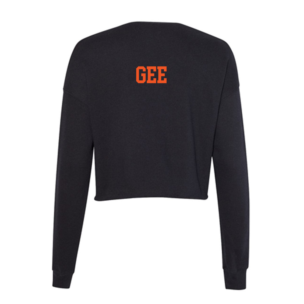 Oklahoma State - NCAA Equestrian : Lauren Gee - Women's Cropped Crew Fleece-1