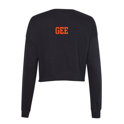 Oklahoma State - NCAA Equestrian : Lauren Gee - Women's Cropped Crew Fleece-1