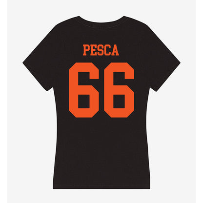 Oklahoma State - NCAA Baseball : Mario Pesca - Women's V-Neck T-Shirt-1