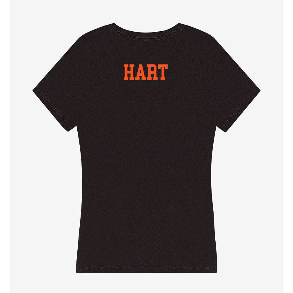Oklahoma State - NCAA Women's Track & Field : Makki Hart - Women's V-Neck T-Shirt-1