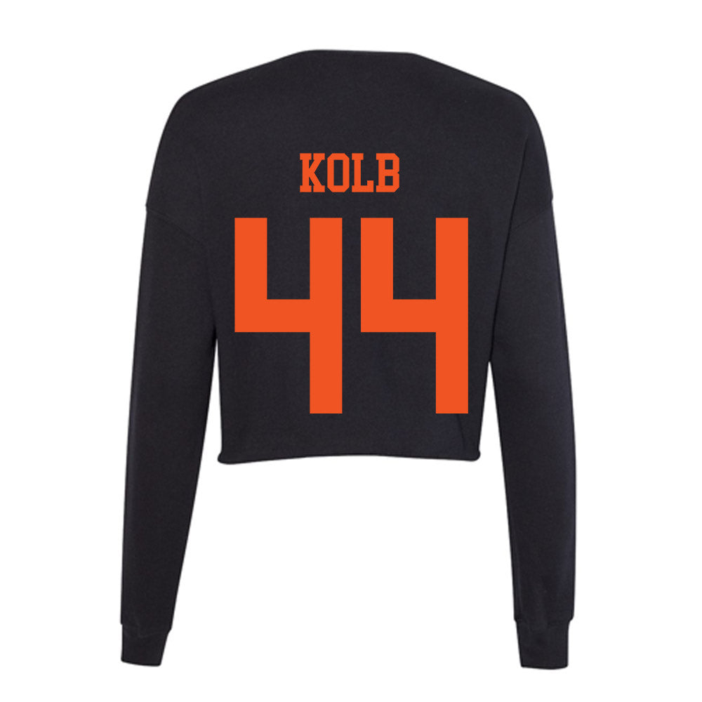 Oklahoma State - NCAA Football : Carson Kolb - Women's Cropped Crew Fleece-1