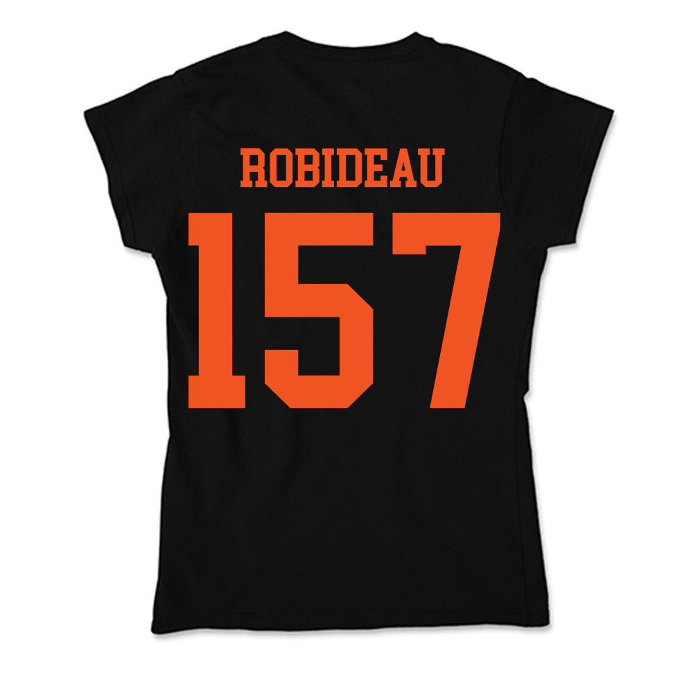 Oklahoma State - NCAA Wrestling : Landon Robideau - Soft Style Women’s T-Shirt-1