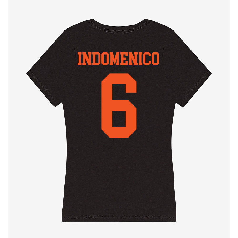 Oklahoma State - NCAA Baseball : Remo Indomenico - Women's V-Neck T-Shirt-1